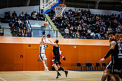 Basketball, Basketball Zweite Liga 2024/25, Grunddurchgang 11.Runde, Vienna Timberwolves, Mattersburg Rocks, Felix Angerbauer (4)