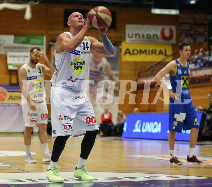 Basketball ABL 2017/18, Grunddurchgang 24.Runde Gmunden Swans vs. UBSC Graz
