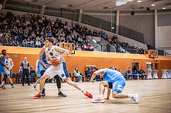 Basketball, Win2Day Superliga 2022/23, Grunddurchgang 22.Runde, Vienna Timberwolves, SKN St. Pölten Basketball, Chris Vogt (33)