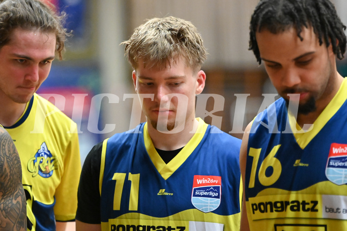 Basketball, Superliga 2024/25, 9. Plazierungsrunde, Flyers Wels vs. UBSC Graz,

