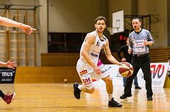 Basketball, 2.Bundesliga, Grunddurchgang 17.Runde, Mattersburg Rocks, Wörthersee Piraten, Jan NICOLI (10)