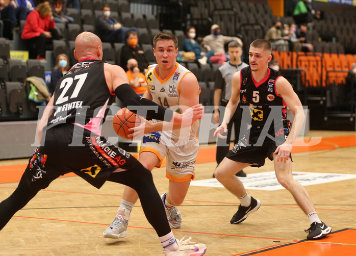 Basketball Superliga 2021/22, 3.Qualifikationsrunde Klosterneuburg Dukes vs. Flyers Wels