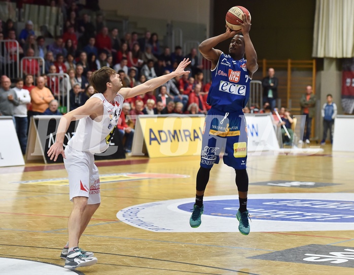 Basketball ABL 2015/16 Playoff Viertelfinale Spiel 1 WBC Wels vs Kapfenberg Bulls