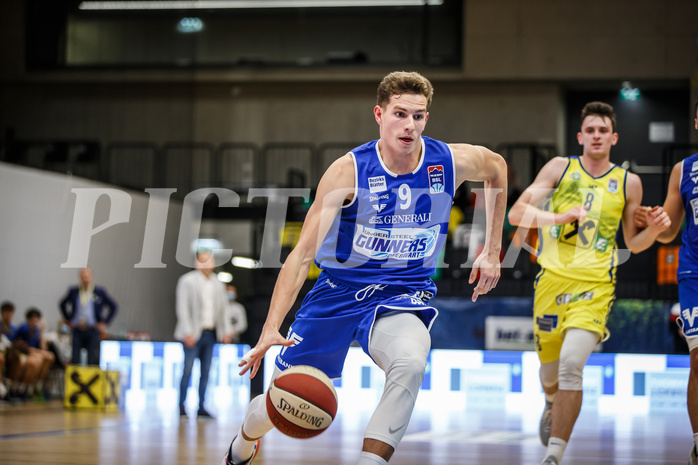 Basketball, bet-at-home Basketball Superliga 2020/21, Grunddurchgang 3. Runde, UBSC Graz, Oberwart Gunners, Edi Patekar (9)