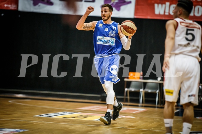 Basketball, ABL 2018/19, Grunddurchgang 30.Runde, BC Vienna, Oberwart Gunners, Hayden Thomas Lescault (11)