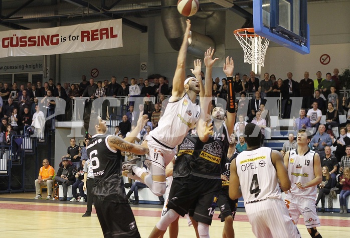 Basketball ABL 2015/16 Grunddurchgang 15.Runde  Güssing Knights vs Traiskirchen Lions
