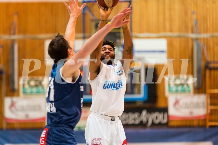 Basketball, ABL 2017/18, Grunddurchgang 15.Runde, Oberwart Gunners, Kapfenberg Bulls, Aaron Ross (13)