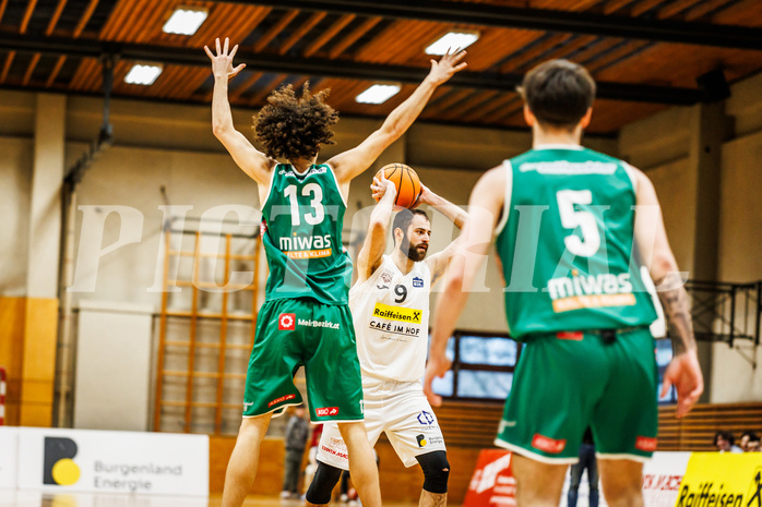 Basketball, Basketball Zweite Liga 2024/25, Grunddurchgang 19.Runde, Mattersburg Rocks, Future Team Steiermark, Tobias Winkler (9)