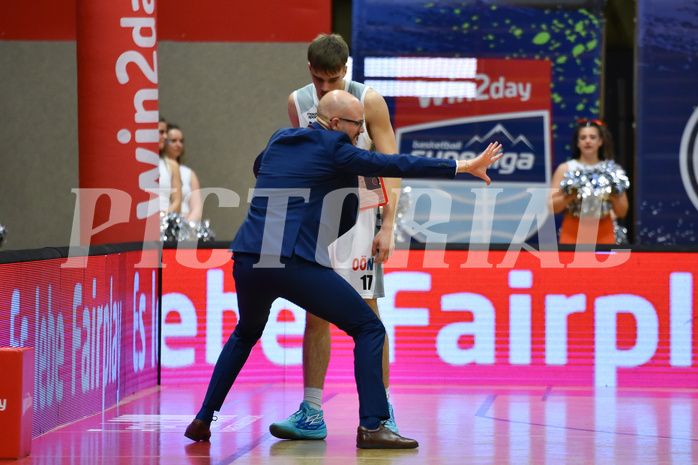 Win2Day Basketball Superliga 2022/23, 9. Plazierungsrunde, Flyers Wels, Oberwart Gunners,
