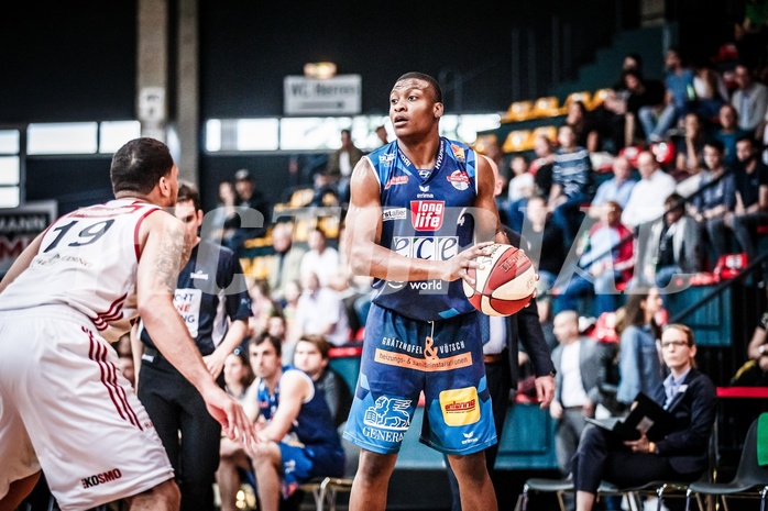 Basketball, ABL 2017/18, Playoff HF Spiel 3, BC Vienna, Kapfenberg Bulls, Kareem Jamar (4)