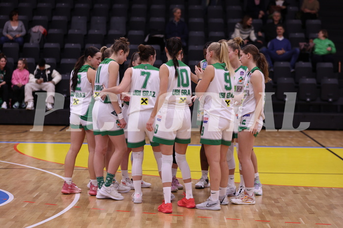 17.12.2023, Graz, Raiffeisen Sportpark, Basketball Damen Superliga 2023/24, Grunddurchgang 7.Runde, UBI Holding Graz - Vienna United Women,  