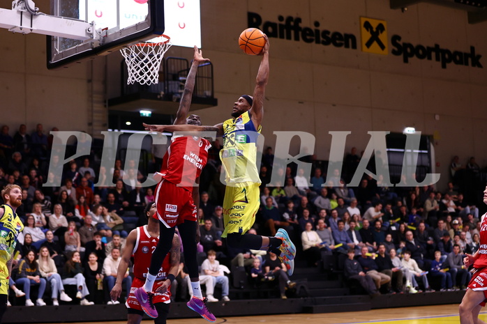 31.01.2025, Graz, Raiffeisen Sportpark Graz, Basketball Superliga 2024/25, Grunddurchgang, Runde 19, UBSC Graz - BC Vienna