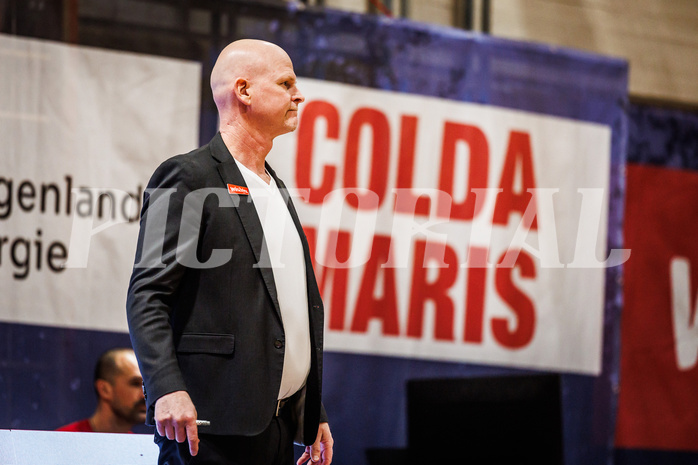 Basketball, win2day Basketball Superliga 2024/25, Grunddurchgang Runde 21, BBC Nord Dragonz, BC Vienna, Mike Coffin (Head. Coach)