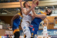 Basketball, ABL 2017/18, Grunddurchgang 25.Runde, Oberwart Gunners, Fürstenfeld Panthers, Benjamin Blazevic (12)