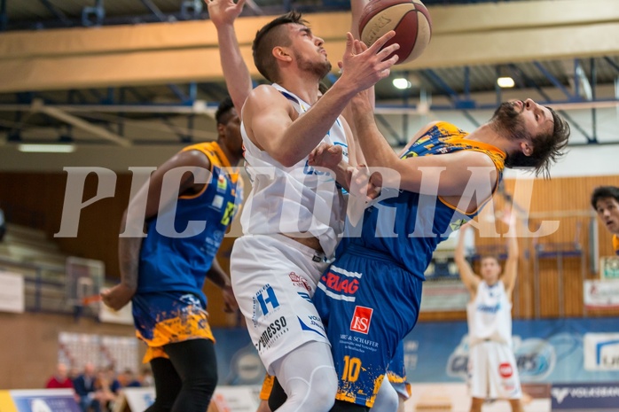 Basketball, ABL 2017/18, Grunddurchgang 25.Runde, Oberwart Gunners, Fürstenfeld Panthers, Benjamin Blazevic (12)