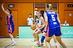 Basketball, Win2Day Basketball Damen Superliga 2023/24, Grunddurchgang 4.Runde, Vienna Timberwolves, UBSC-DBBC Graz, Magdalena Schmidt (4)