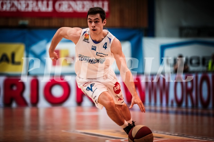 Basketball, ABL 2017/18, Grunddurchgang 35.Runde, Oberwart Gunners, Klosterneuburg Dukes, Jakob Szkutta (4)