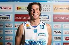 Basketball, ABL 2017/18, Teampictures, Oberwart Gunners, , Cody Wichman (13)