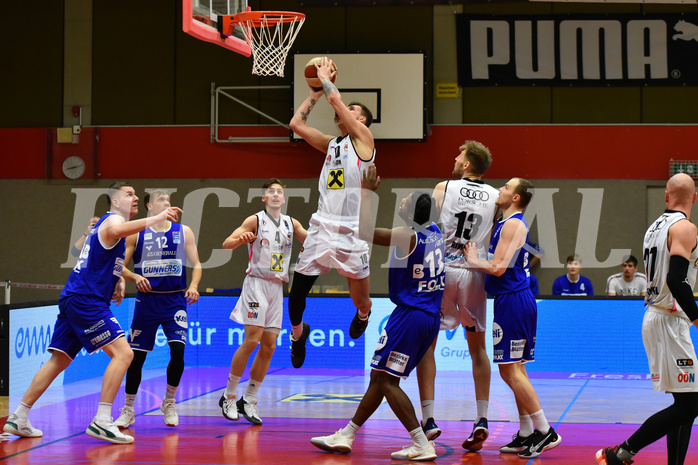 Basketball Superliga 2020/21, Platzierungsrunde 10. Runde Flyers Wels vs. Oberwart