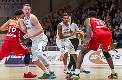 Basketball ABL 2015/16 Grunddurchgang 26.Runde Oberwart Gunners vs. BC Vienna