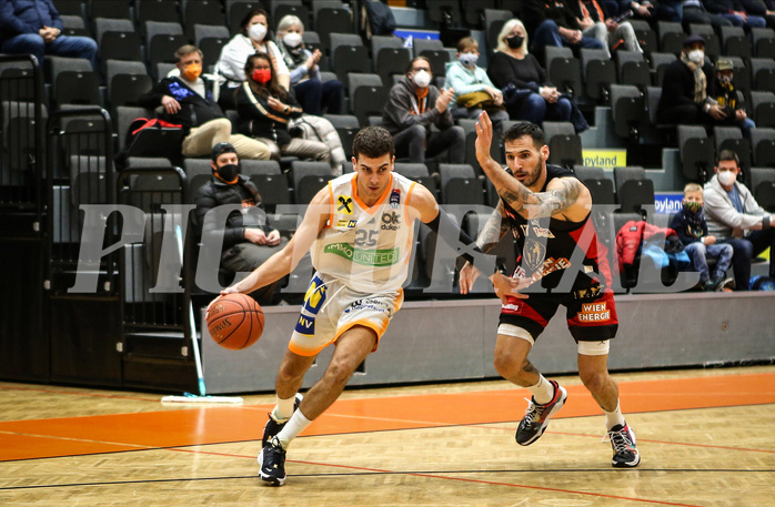 Basketball Superliga 2021/22, Grunddurchgang 12.Runde Klosterneuburg Dukes vs. BC Vienna


