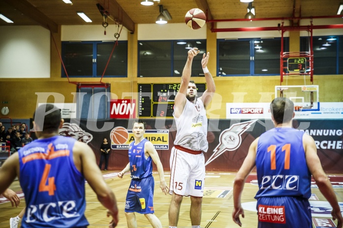 Basketball, ABL 2018/19, Grunddurchgang 9.Runde, Traiskirchen Lions, Kapfenberg Bulls, Jozo Rados (15)
