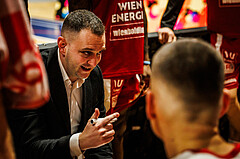 Basketball, win2day Basketball Superliga 2023/224, Grunddurchgang Runde 22, BBC Nord Dragonz, BC Vienna, Hrvoje Radanovic (Head. Coach)