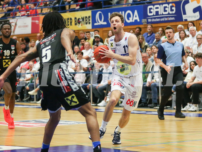 Basketball Superliga 2022/23, Playoff, Semifinale Spiel 3 Gmunden Swans vs. Flyers Wels


