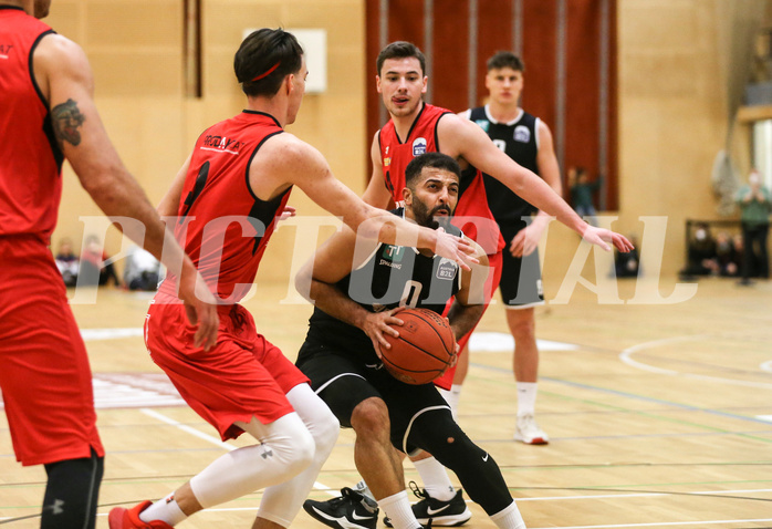 Basketball Zweite Liga 2021/22, Grunddurchgang 12.Runde Mistelbach Mustangs vs. Raiders Tirol


