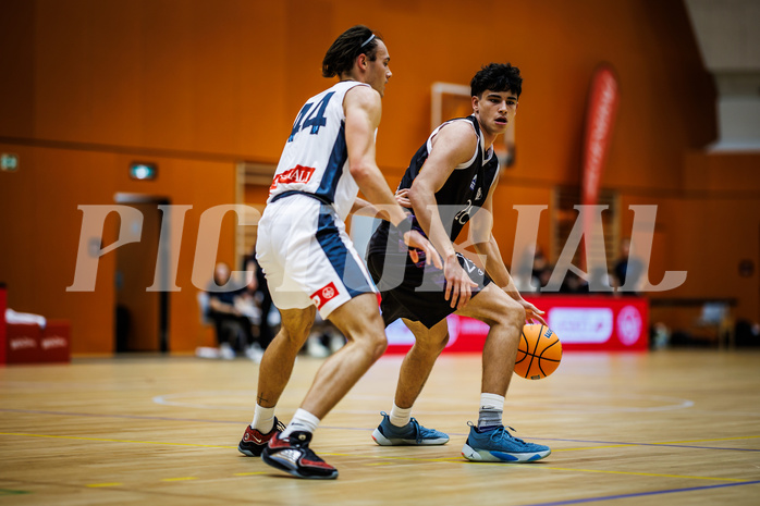 Basketball, Basketball Zweite Liga 2024/25, Grunddurchgang 3.Runde, Vienna Timberwolves, Vienna United, Sebastian Mailath-Pokorny (28)