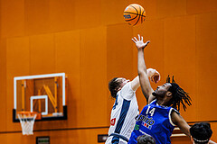 Basketball, Basketball Zweite Liga 2024/25, Grunddurchgang 21.Runde, Vienna Timberwolves, Kufstein Towers, Ivor Kuresevic (44), Arthur Noba (14)
