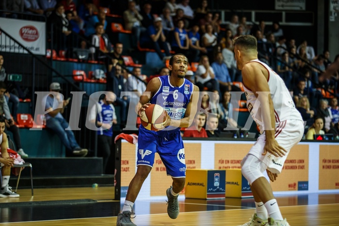 Basketball, Admiral Basketball Superliga 2019/20, Grunddurchgang 5.Runde, BC Vienna, Oberwart Gunners, Lawrence Alexander (6)