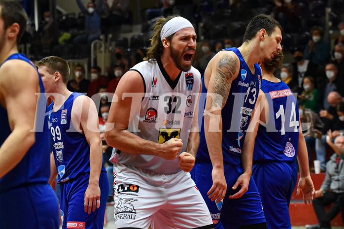 Basketball Superliga 2021/22, Grunddurchgang. 6.Runde Flyers Wels vs. D.C. Timberwolves