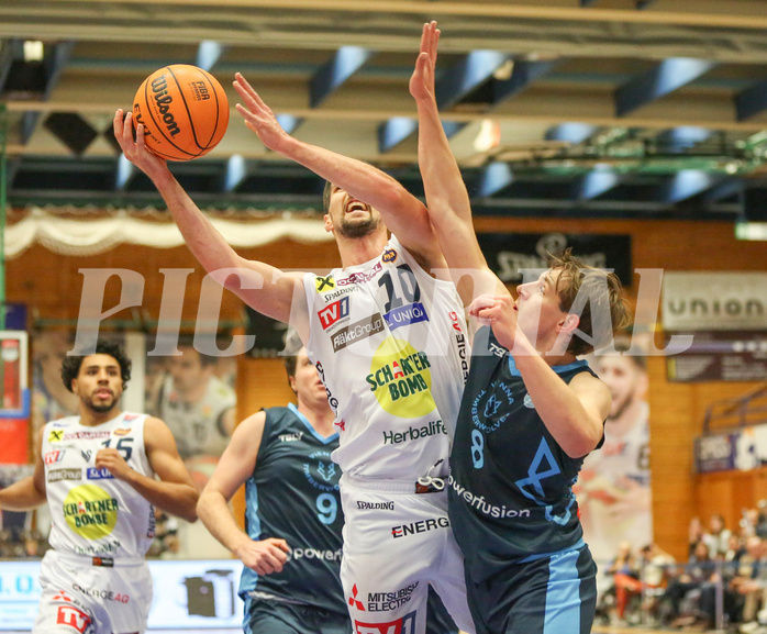 Basketball Superliga 2023/24, Grunddurchgang 16.Runde Gmunden Swans vs. Vienna Timberwolves


