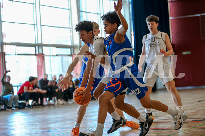 31.03.2025 Österreichischer Basketballverband 2024/25, SLMU14 Basket Flames WAT vs. FSN Baskets Wels