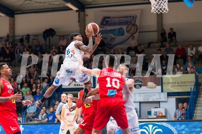 Basketball, ABL 2016/17, Playoff HF Spiel 2, Oberwart Gunners, WBC Wels, Derek Jackson Jr. (6)