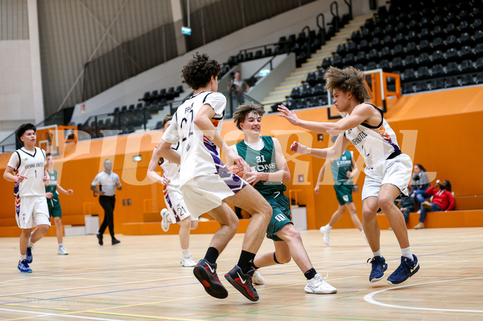 08.03.2025 Österreichischer Basketballverband 2024/25, SLMU16, Post SV Wien vs Dornbirn Lions