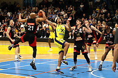 Basketball Superliga 2021/22, Playoffs, Halbfinale Spiel 2, UBSC Raiffeisen Graz vs BC GGMT Vienna