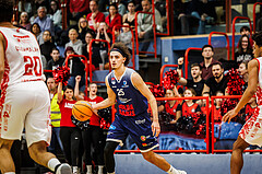 Basketball, win2day Basketball Superliga 2024/25, Grunddurchgang 20.Runde, Traiskirchen Lions, BBC Nord Dragonz, Lukas Hahn (25)