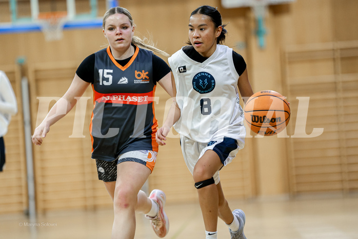 23.02.2025 Österreichischer Basketballverband 2024/25, SLWU16 Vienna Timberwolves vs. Basket Duchess