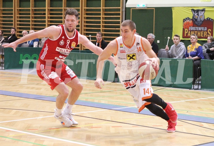 Basketball ABL 2018/19 Grunddurchgang 13.Runde  Fürstenfeld Panthers vs BC Vienna
