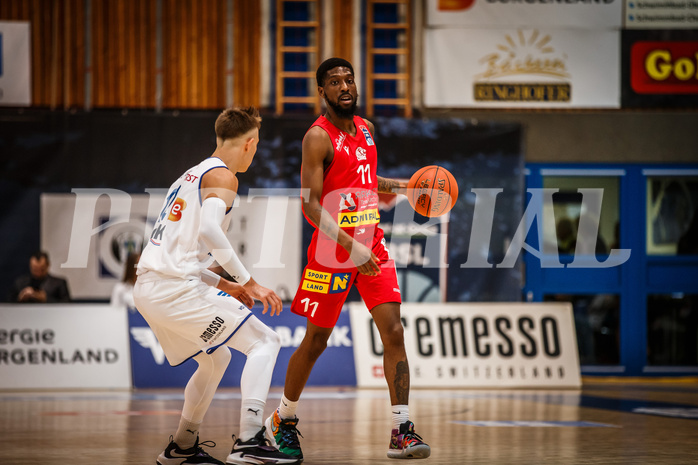 Basketball, Basketball Austria Cup 2021/22, Achtelfinale, Oberwart Gunners, Traiskirchen Lions, 