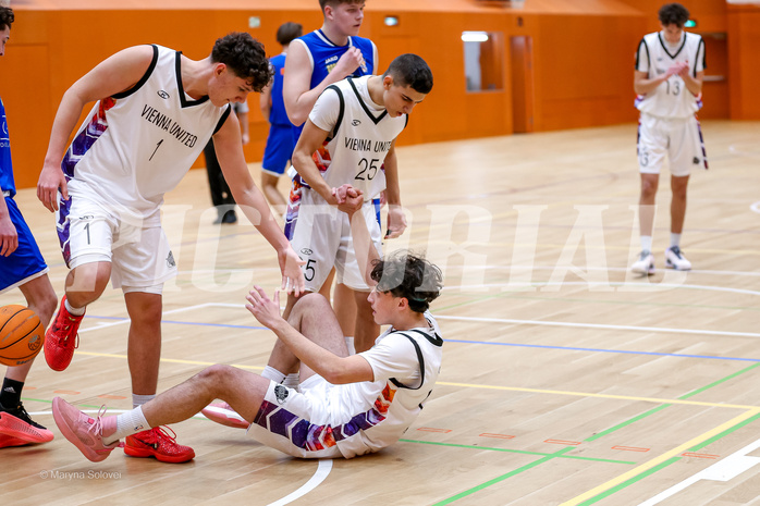 19.01.2025 Österreichischer Basketballverband 2024/25, SLMU19, SU Döbling vs. BBU Salzburg