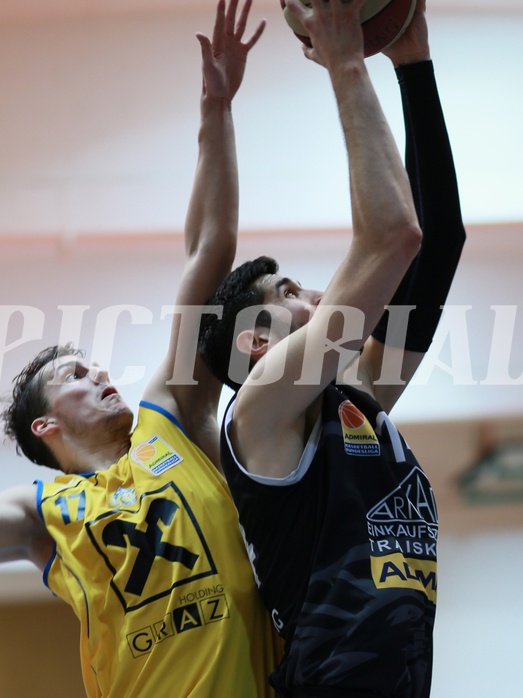 Basketball ABL 2016/17 Grunddurchgang 26.Runde UBSC Graz vs. Traiskirchen Lions
