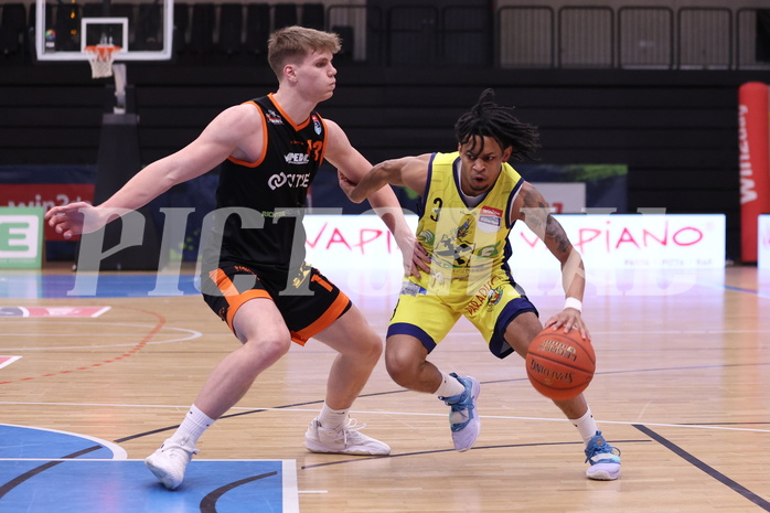 01.04.2023, Graz, Raiffeisen Sportpark Graz, Basketball Superliga 2022/23, 7. Qualifikationsrunde, UBSC Raiffeisen Graz vs. CITIES Panthers Fürstenfeld 