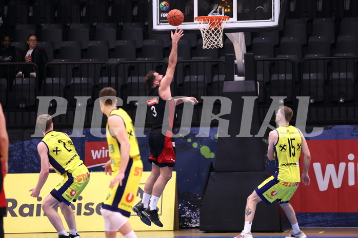 25.04.2023, Graz, Raiffeisen Sportpark Graz, Basketball Superliga 2022/23, Playoff, Viertelfinale Spiel 2, UBSC Raiffeisen Graz vs. BC GGMT Vienna 25.04.2023, Graz, Raiffeisen Sportpark Graz, Basketball Superliga 2022/23, Playoff, Viertelfinale Spiel 2, UBSC Raiffeisen Graz vs. BC GGMT Vienna
