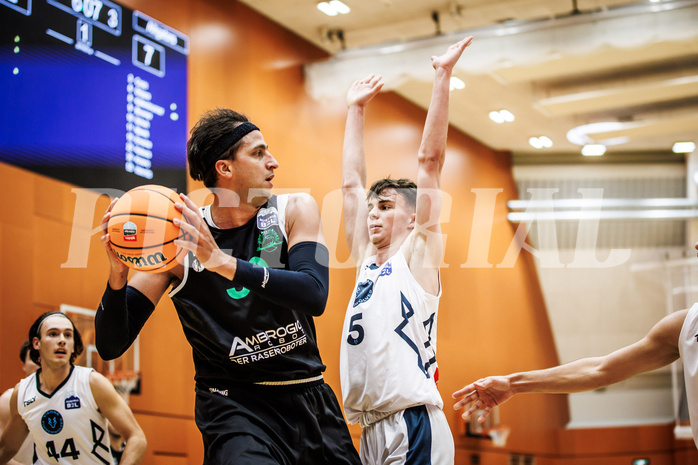 Basketball, Basketball Zweite Liga 2024/25, Grunddurchgang 4.Runde, Vienna Timberwolves, UDW Alligators, Marko Kolaric (30)