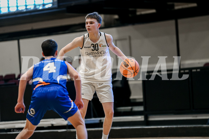 02.03.2025 Österreichischer Basketballverband 2024/25, SLMU16 Basket Flames WAT vs. FCN Baskets Wels