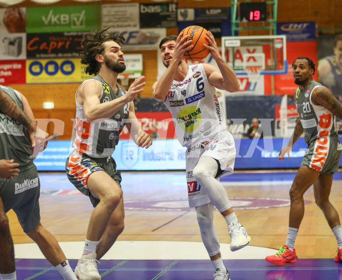 Basketball Superliga 2023/24, 1.Plazierungsrunde Gmunden Swans vs. Klosterneuburg Dukes


