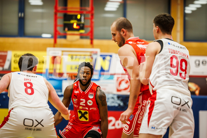 Basketball, win2day Basketball Superliga 2024/25, Grunddurchgang 8.Runde, SKN St. Pölten, Flyers Wels, Damion Rosser (2)